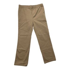 Old Navy Boys Khaki Pants 14 Plus Straight Leg Built-In Flex Tan